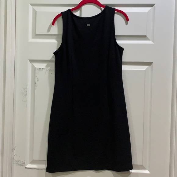 Athleta Black Stretch Ponte Knit Shift Dress S - Picture 6 of 7